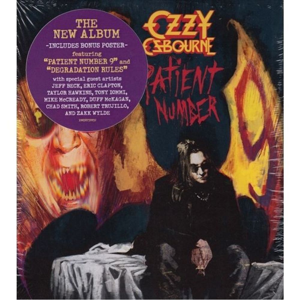 Ozzy Osbourne. Patient Number 9. Limited Edition, Oversized Softpack + Poster + Booklet (CD)