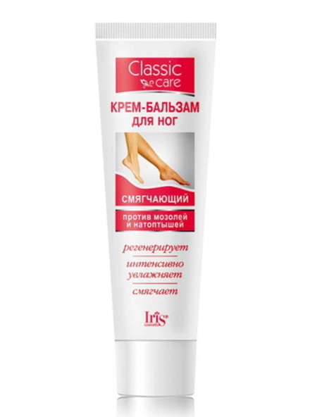 Крем-бальзам для ног Смягчающий против мозолей и натоптышей 100г IRIS