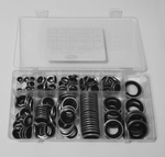 Набор колец уплотнительных 165 шт./ Шайбы резинометаллические