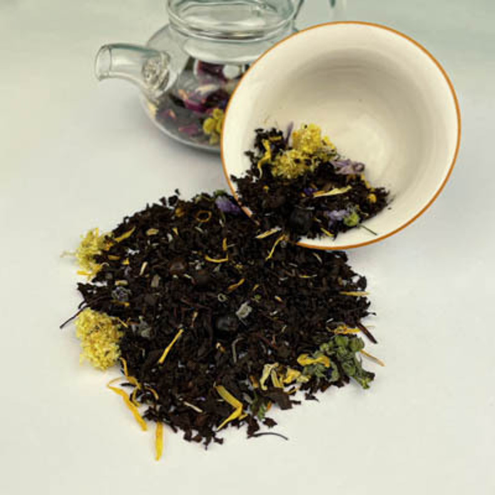 Черный чай BERRY-TEA "Звездное небо" | 18гр под стакан | Эконом