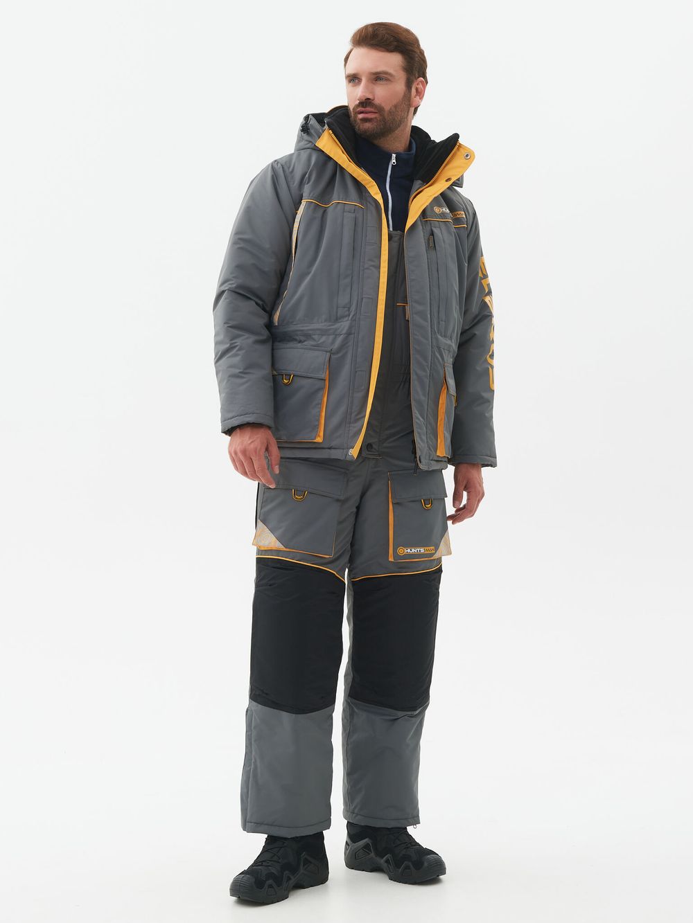 Костюм зимний Elbrus ткань Hit Membrane цвет Серый/Банан