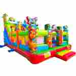 Коммерческий надувной батут «Звериная команда 2», 9х5х5 м