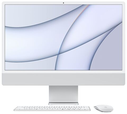 Apple iMac 24” 4.5K Retina, Apple M1 8C CPU, 8C GPU/16GB/2TB SSD Silver (Серебристый)