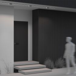 Трековый однофазный уличный светодиодный светильник Maytoni Elasity IP   O-TR01-2-S-10WW3K