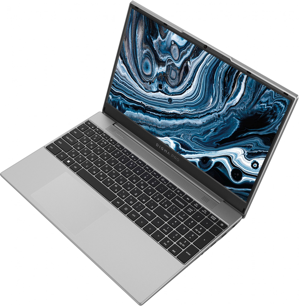 Ноутбук  Digma Pro Breve 15.6 ", Ryzen 7, 16 Гб RAM, 512 Гб SSD, Radeon Graphics, Серебристый