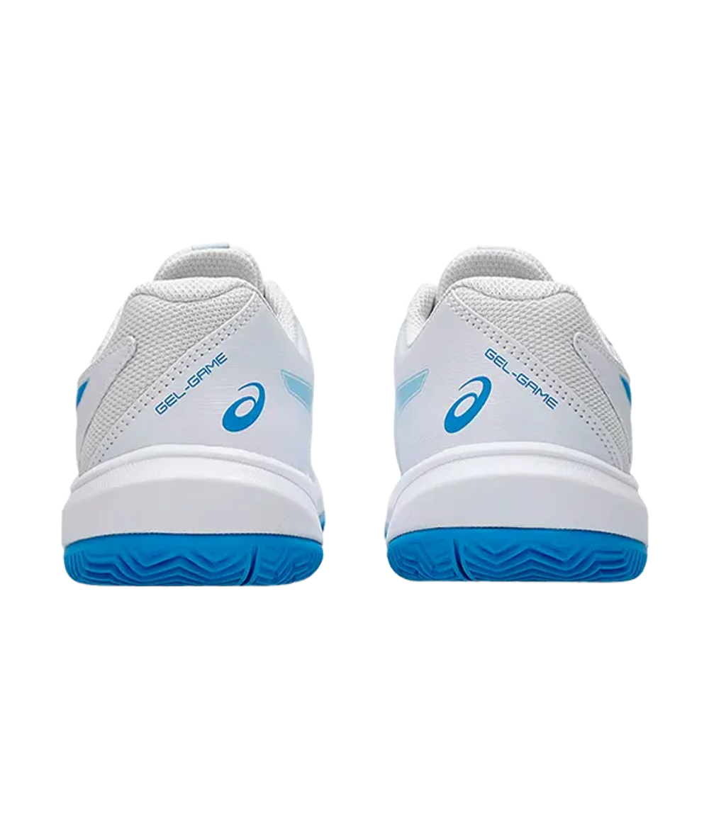 Asics Gel-Game GS Clay-OC Детские кроссовки белый-синий берег