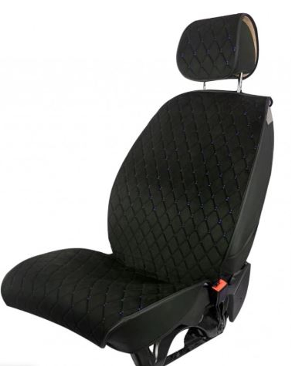 Накидки сидений перед Coolpart MAXIMAL (кт2шт) - JJ-78-BLBG - Алькантара Ромб бежевый/шов бежев