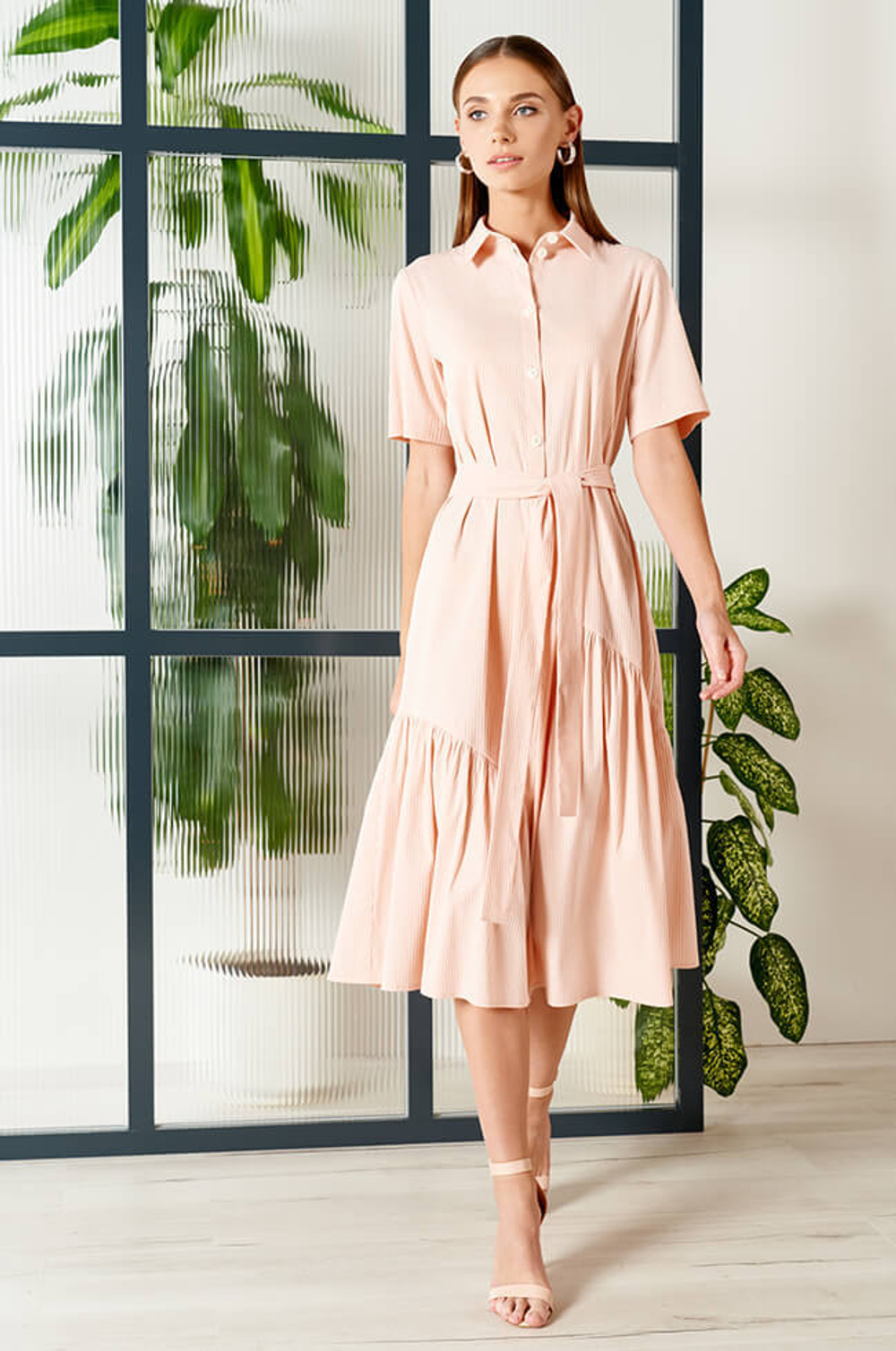 51393 Платье женское (персиковый)