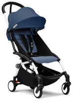 Коляска Stokke YOYO3 Newborn Pack рама белая White 2 в 1 Air France Blue