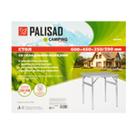 Стол складной алюминиевый, столешница МДФ, 600 х 450 х 250/590 Camping Palisad