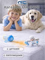 Наматрасник непромокаемый Мулетон с бортом м/ф 25см (Белый)
