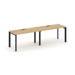 Style Project Рабочая станция односторонняя SN-59P.ORS-024 Тиквуд Светлый/Металл Черный/Черный Заглу