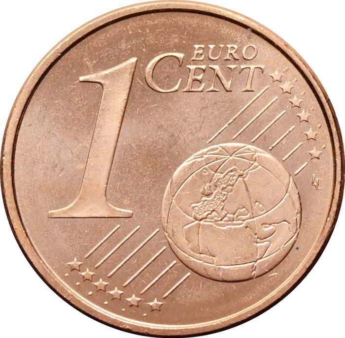 1 евроцент 2018 Испания (1 euro cent)