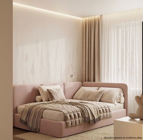 Кровать угловая Флит дизайн kids Проект № 2