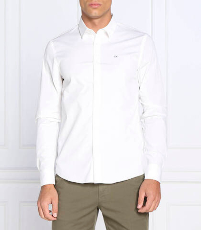 рубашка poplin Calvin Klein - белый(K10K110856)