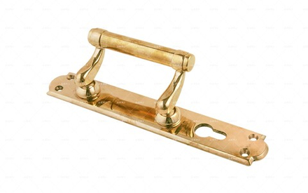 Ручка скоба дверная Псковская 450 мм латунь