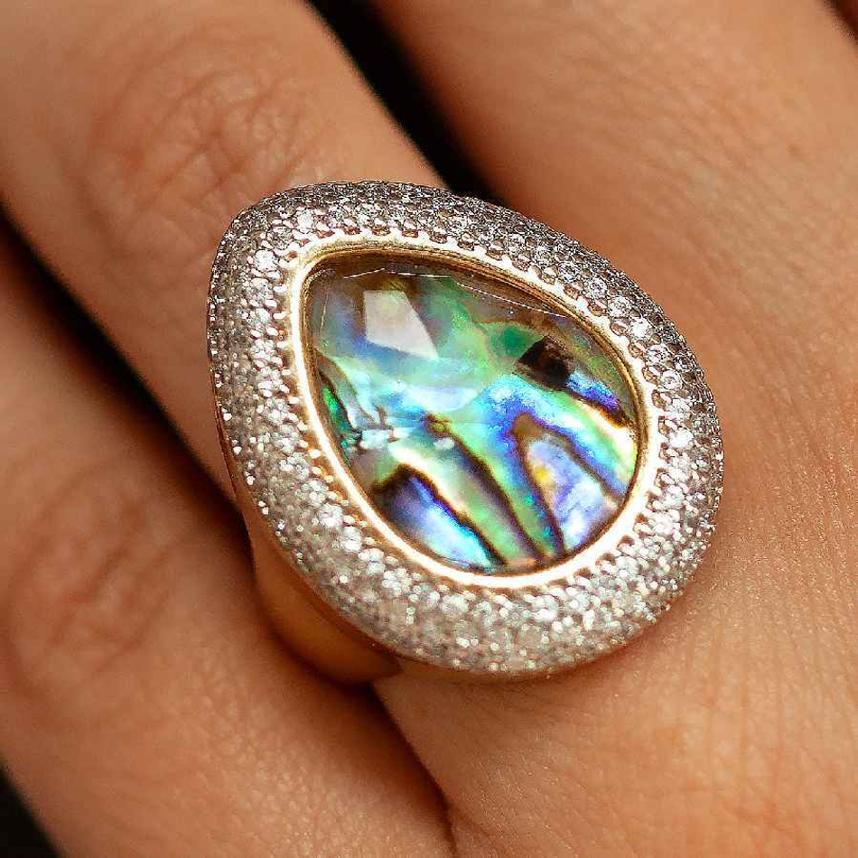 Кольцо Possebon Abalone K9957.14/18,5 G 22