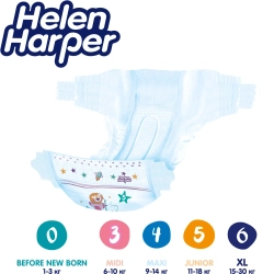 Подгузники Helen Harper 5 68 шт