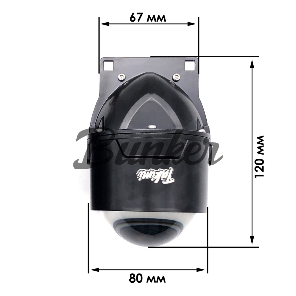 Светодиодные линзы Bi-Led модули для ПТФ Toyota TaKiMi GTR FOG 3.0" 6000K 12V