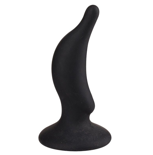 Анальная пробка ASS JACKER Dream Toys, силикон, чёрная