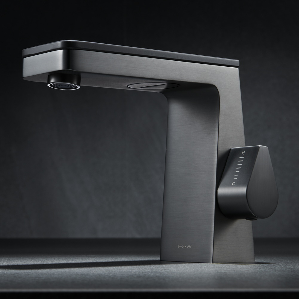 Смеситель для раковины Black&White Universe Gun Metal (U7750GM)