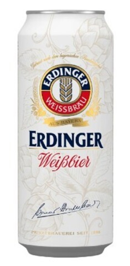 Пиво Эрдингер Вайссбир / Erdinger Weissbier 0.5 - банка