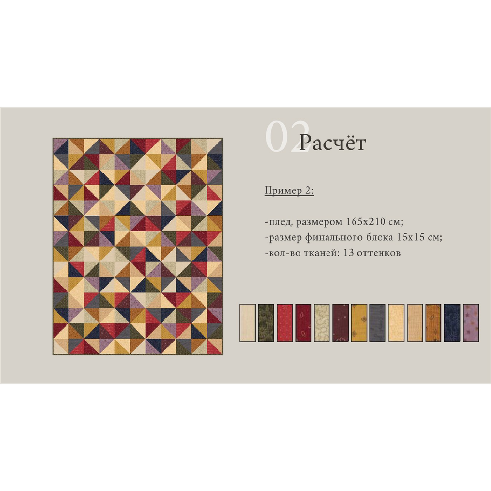 Лекция "Как рассчитать расход ткани на лоскутный проект"