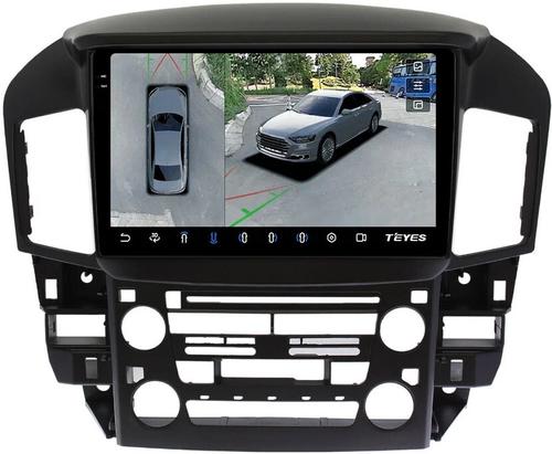 Магнитола для Lexus RX300 U10, Toyota Harrier 1 1997-2003 (взамен монохрома) - Teyes CC3-2K-360 на Android 10, Быстрая, 2K QLED, CarPlay, 4G SIM-слот, 4 камеры в комплекте