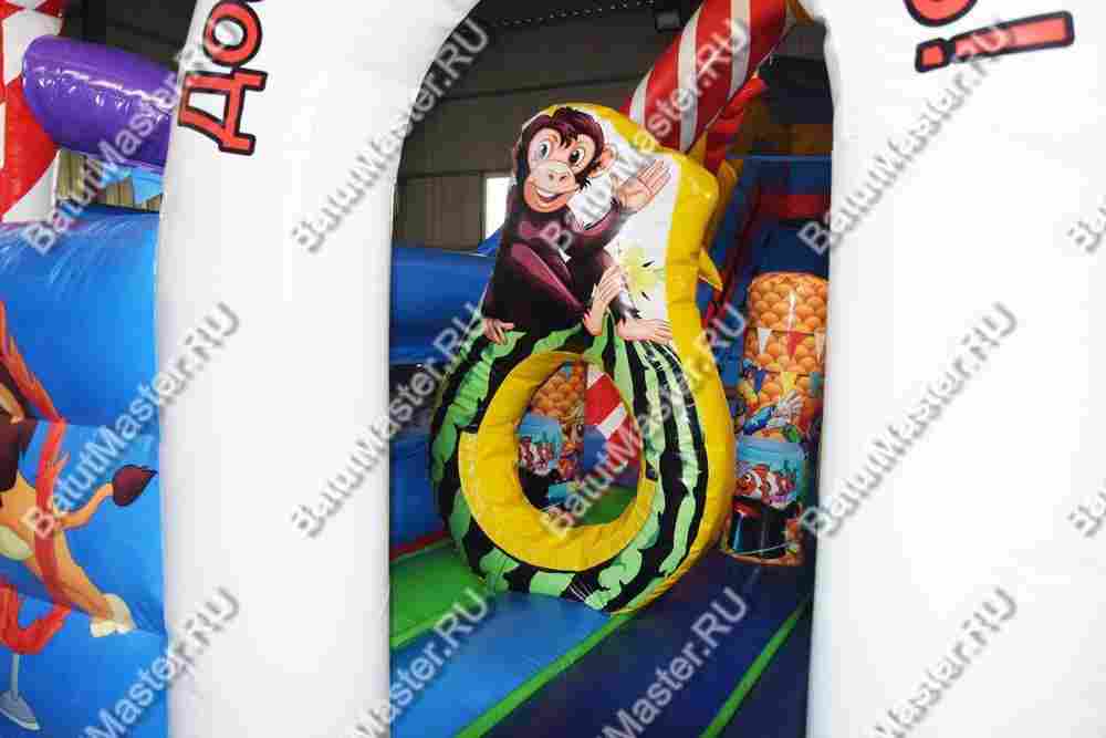 Батут "Цирковое шоу", 8*4*5 м