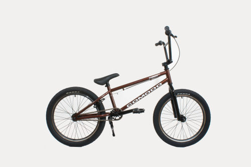 Велосипед 20" COMODO BMX FANAT ободной тормоз 1-скорость коричневый металлик