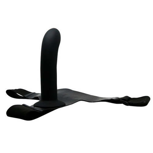Женский страпон 16,8см на эластичных ремнях Baile Ultra Harness Karin Dildo BW-022051