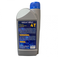 Масло моторное для четырехтактных двигателей 4Т (SAE 30, минеральное, 1л, Great Wolf)
