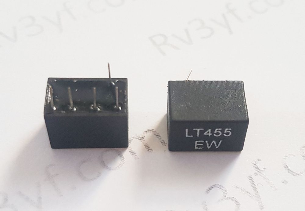 455кГц  LT455EW 5P(4P+1P) 15кГц пьезо-фильтр