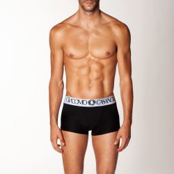 Мужские трусы боксеры черные CASANOVA 0005A