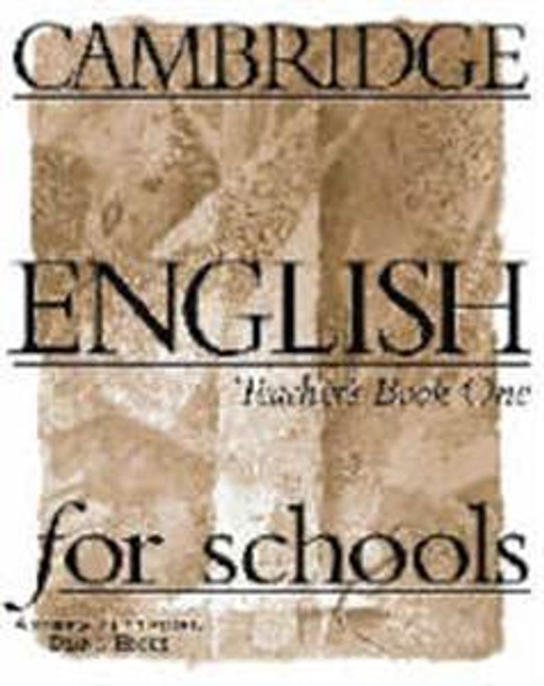 Cambridge English for Schools 1 Teacher&#39;s book