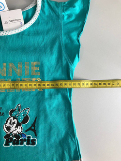 Футболка для модной девочки, визуально на 6 лет