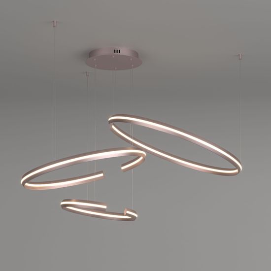 90180/3 / подвесной светильник / сатин-никель