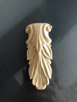 Декор из древесной пасты, 46х120мм (комплект из 2 штук)