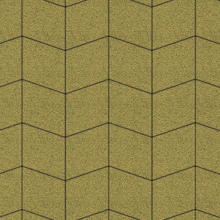 Тротуарная плитка РОМБ - Гранит Желтый