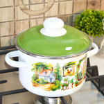 Кастрюля 2л "Лето на даче"