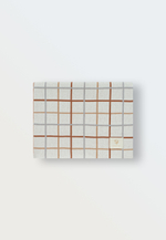 8065-332 Плед вязаный (клетка)