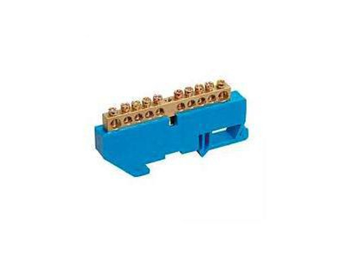 Шина N "ноль" на DIN-изол ШНИ-6х9-12-Д-С ИЭК