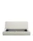 Кровать Martina со съемным чехлом из шенилла цвета экрю 180 x 200
