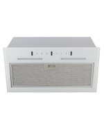 Вытяжка кухонная MACBI встраиваемая B-BOX-G 55 G WHITE 1200м3/ч Черная (управление жестами)