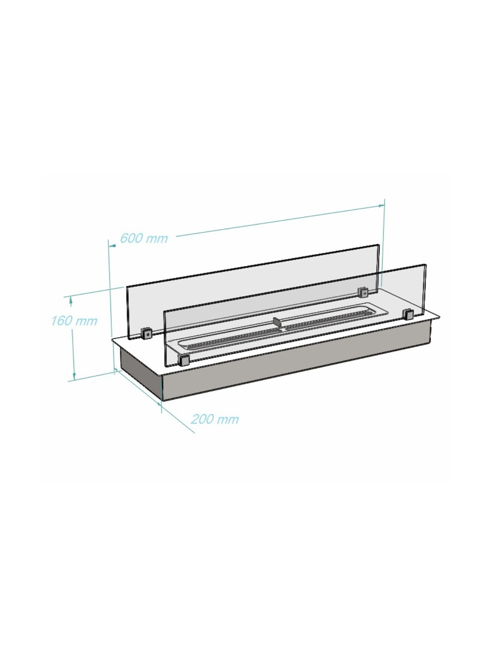 Биокамин Royal Thermo RTBFP-P600XS Modul