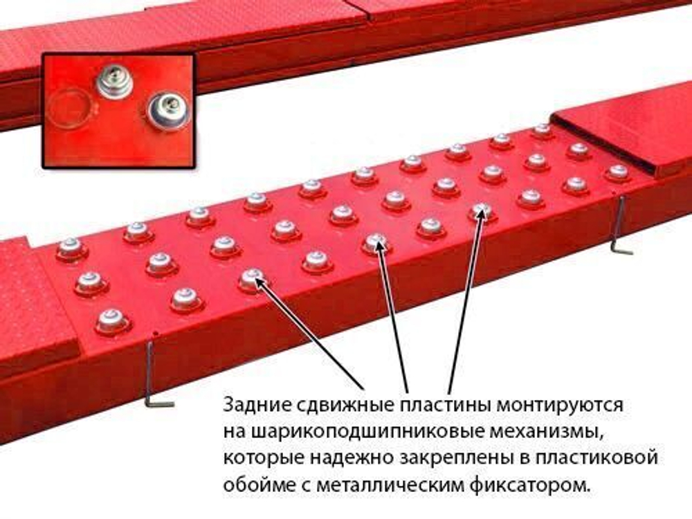Подъёмник 4х-стоечный 5.5 тонн, под 3D сход-развал A455AH*ATIS