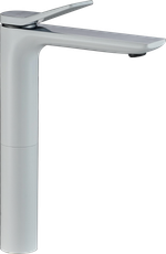 11099-F Смеситель для умыв. (высокий) белый HansenPRO  (10/1шт)