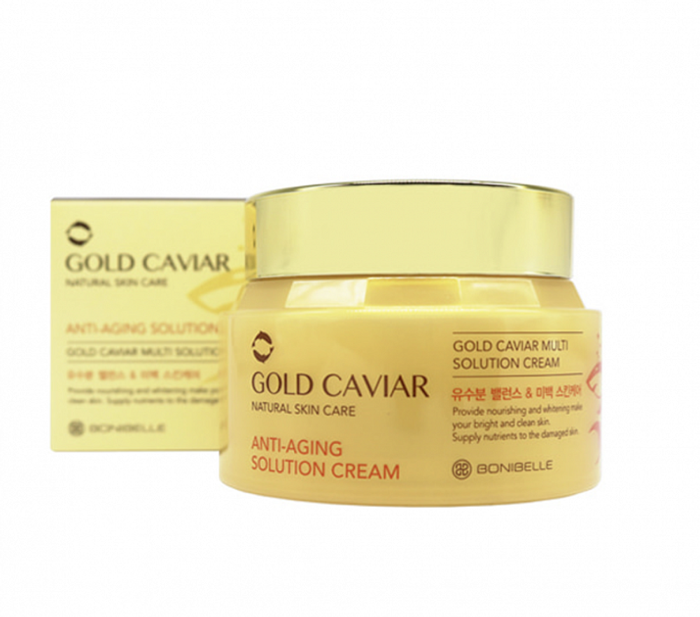 Крем для лица с экстрактом икры BONIBELLE Cold Caviar Anti-Aging Solution Cream 80 мл