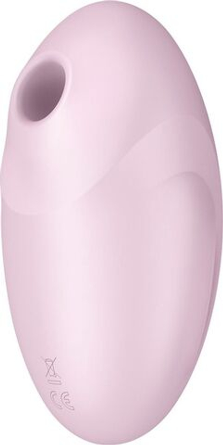 Розовый вакуум-волновой стимулятор с вибрацией Vulva Lover 3