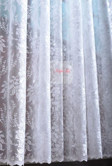 Тюль Адель-2 матовый батист (молочный)
